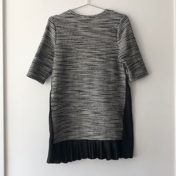 Anthropologie Clu + Willoughby Pleated Tweed Top! - Picture 6 of 8
